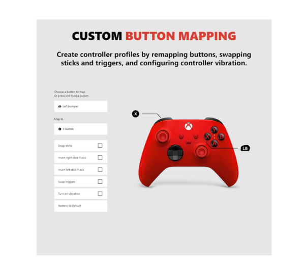 Xbox Core Wireless Gaming Controller Pulse Red - Image 4